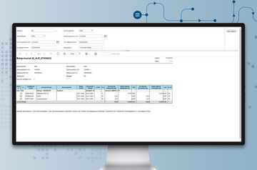 Switch from Open Items Debtors to the single document view