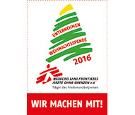 Spendenaktion für Ärzte ohne Grenzen