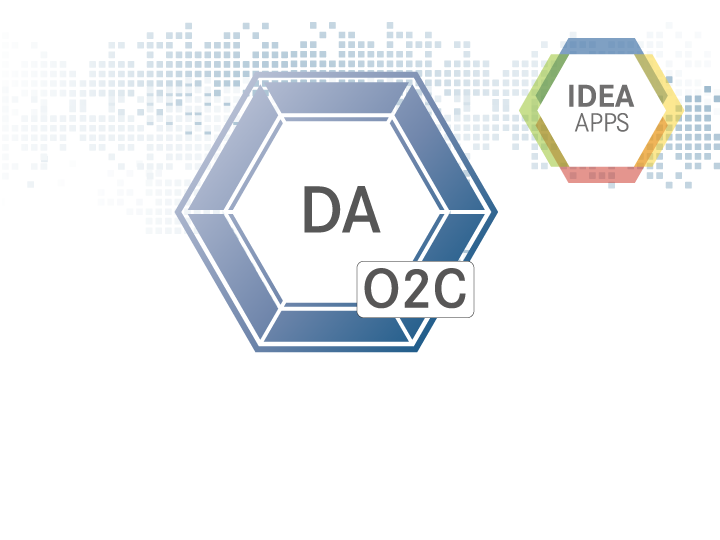 IDEA App Data Analytics O2C Produkticon